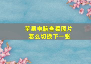 苹果电脑查看图片 怎么切换下一张